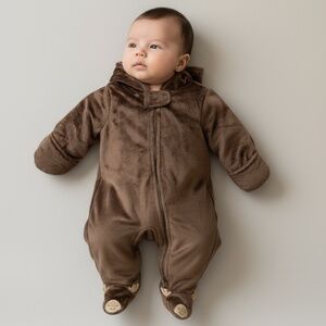 CARTER'S JUST ONE YOU · BABY UNISEX REINDEER FOOTED JUMPSUIT PRAM - 3M